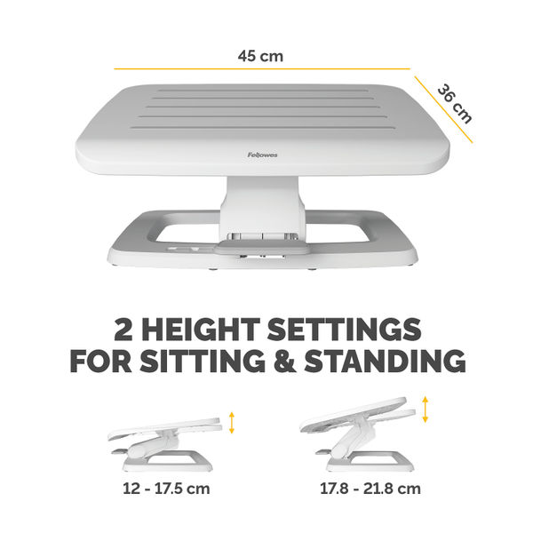 Fellowes Hana Footrest White 100016999