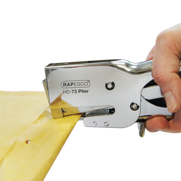 Rapesco HD-73 Heavy Duty Plier Capacity 20 Sheets Silver 1169