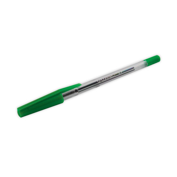 Q-Connect Ballpoint Pen Medium Green (Pack of 50) KF01043