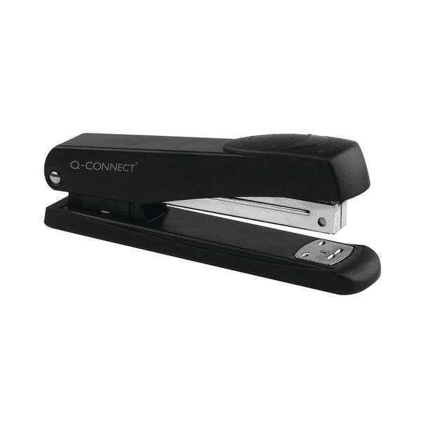 Q-Connect Black Full Strip Metal Stapler – KF012123