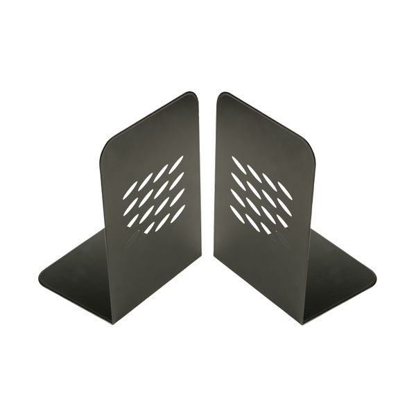 Q-Connect Metal Bookends (2 Pack) KF03900