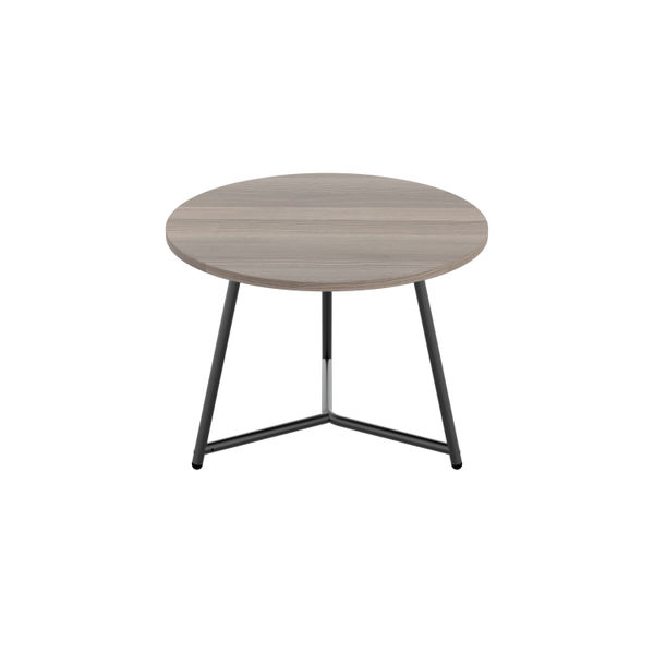 Jemini Trinity Low Table 600x600x435mm Grey Oak/Black KF823384