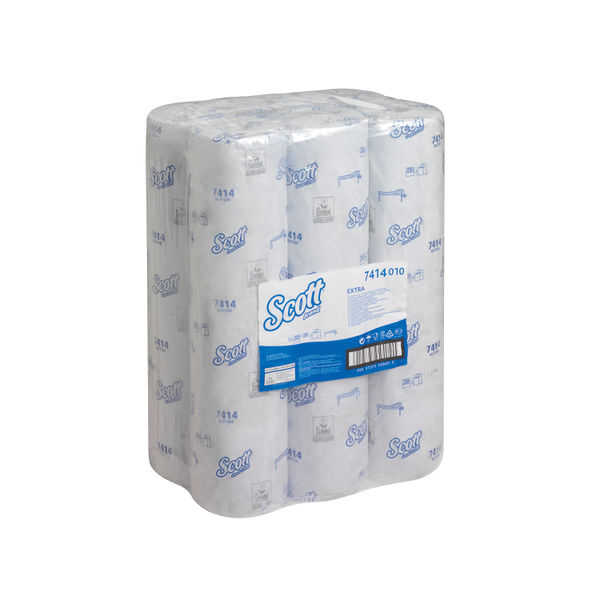 Scott Wiper Couch Roll Blue 200 Sheets (Pack of 6) 7414