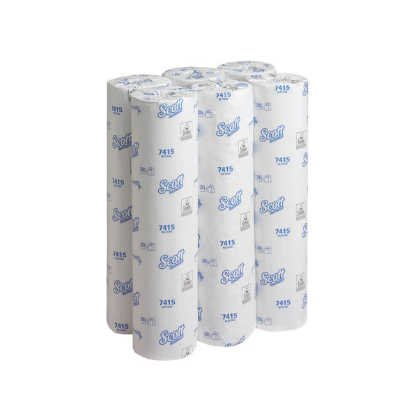 Scott L20 Wiper Couch Roll White 200 Sheets (Pack of 6) 7415