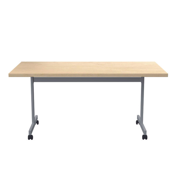 Jemini Rectangular Tilting Table 1600x800x720mm Maple/Silver KF818511