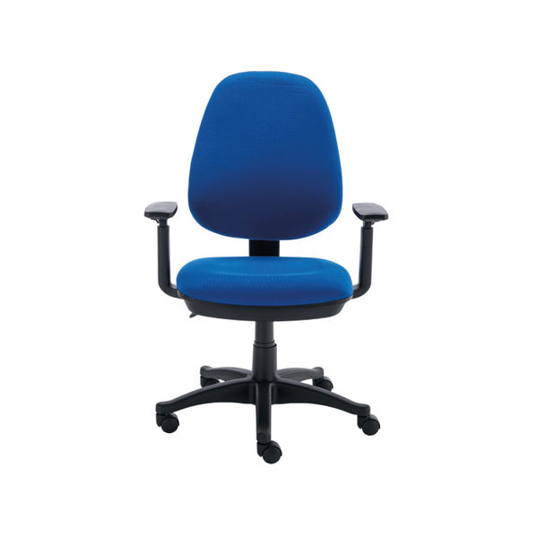 Astin Nesta Operator Chair with Adjustable Arms 590x900x1050mm Royal Blue KF803947