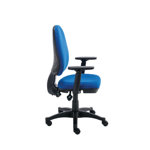 Astin Nesta Operator Chair with Adjustable Arms 590x900x1050mm Royal Blue KF803947