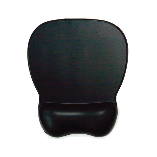 Contour Ergonomics Soft Skin Gel Mouse Mat Wrist Rest Black CE77000