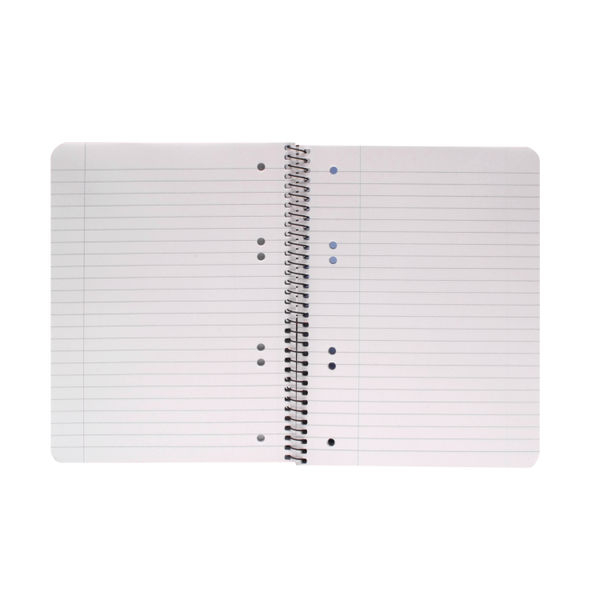 Q-Connect Spiral Bound Polypropylene Notebook 160 Pages A5 Red (5 Pack) KF10035