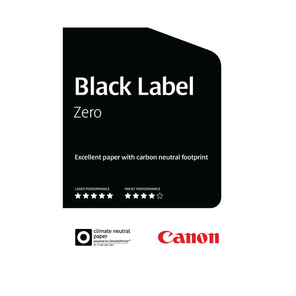 Canon Black Label Zero Paper A4 75gsm White (Pack of 2500)