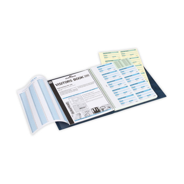 Durable Visitors Book with 300 Badge inserts 1465/00