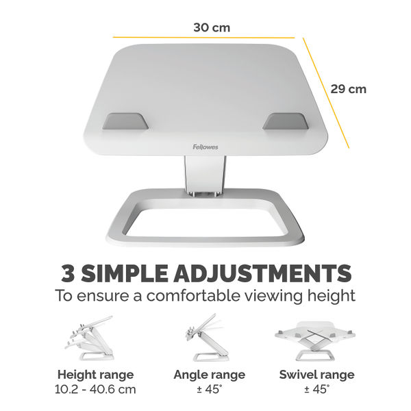 Fellowes Hana Laptop Riser White 100016995