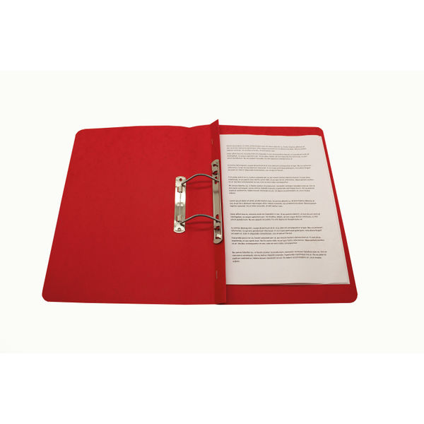 Exacompta Europa Spiral Files Foolscap Red (Pack of 25) 3008