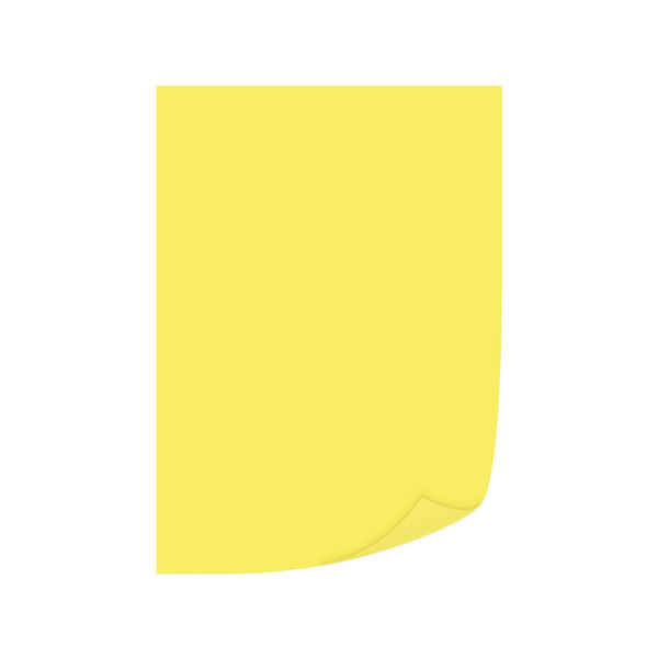 Q-Connect Bright Yellow Coloured A4 Copier Paper 80gsm Ream (Pack of 500) KF01426