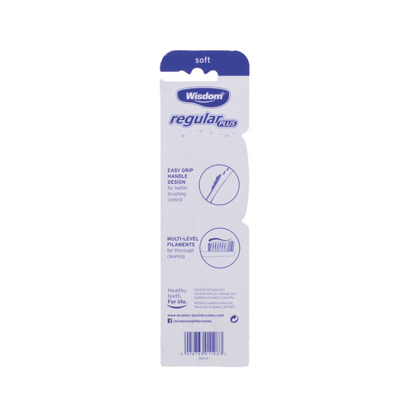 Wisdom Toothbrush Regular Soft x2 (Pack of 6) TOWIS041