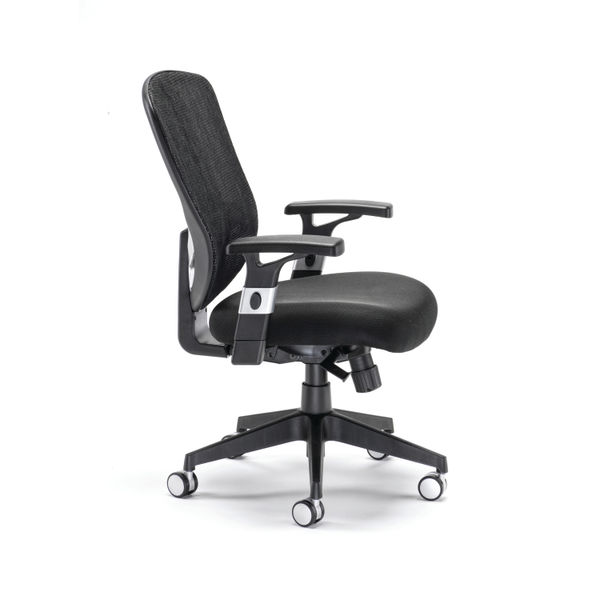 Arista Lexi High Back Chair 710x310x600mm Black H-9056-L2