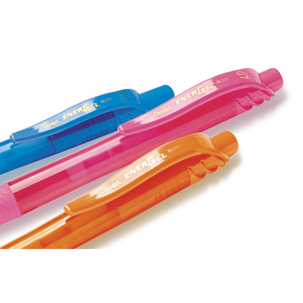Pentel EnerGel X Assorted Retractable Rollerball Pens, Pack of 9 - YBL107/9-MIX