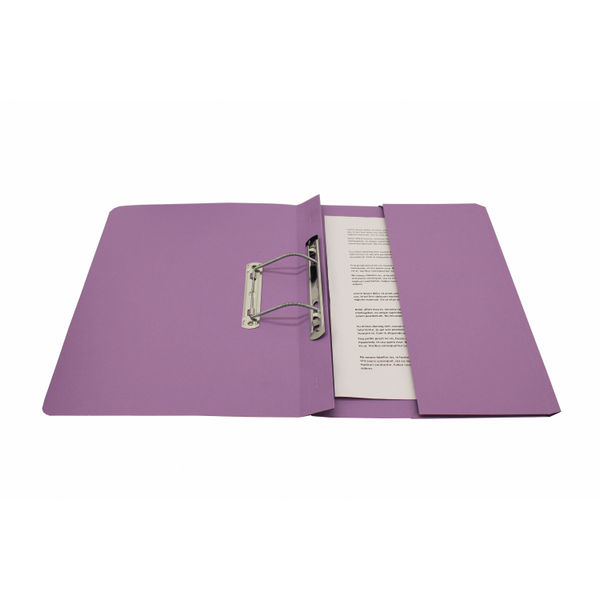 Exacompta Guildhall Pocket Spiral File 285gsm Mauve (Pack of 25) 347-VLTZ