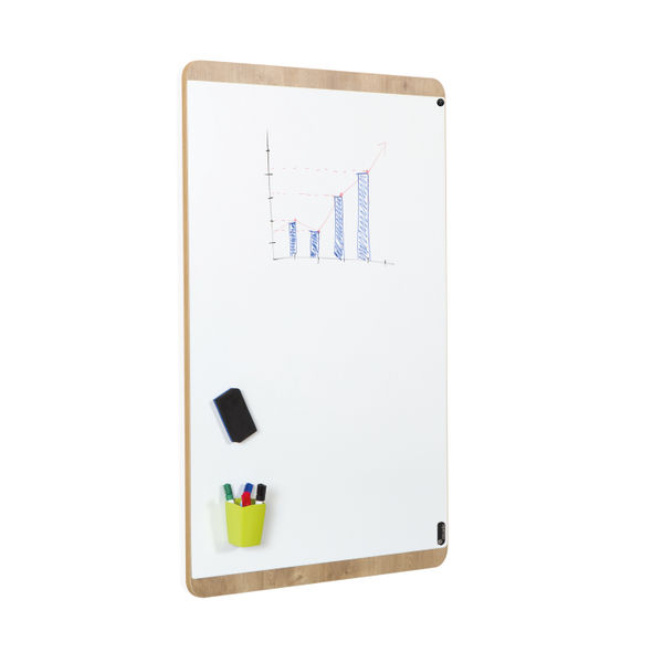 Rocada Natural Design Magnetic Lacquered Whiteboard 75x115cm NAT6420