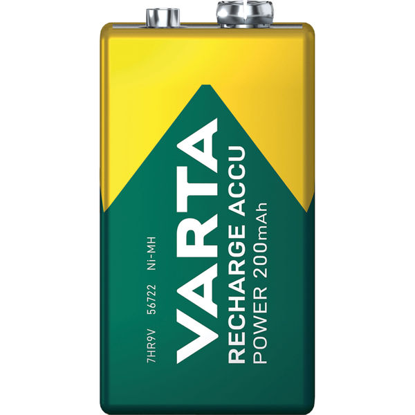 Varta Rechargeable Accu Battery 9V NiMH 200 mAh 56722101401