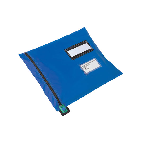 Go Secure Blue Flat Mailing Pouch - CVF3