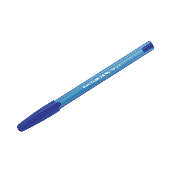 PaperMate InkJoy 100 Ballpoint Pen Medium Blue (Pack of 50) S0957130