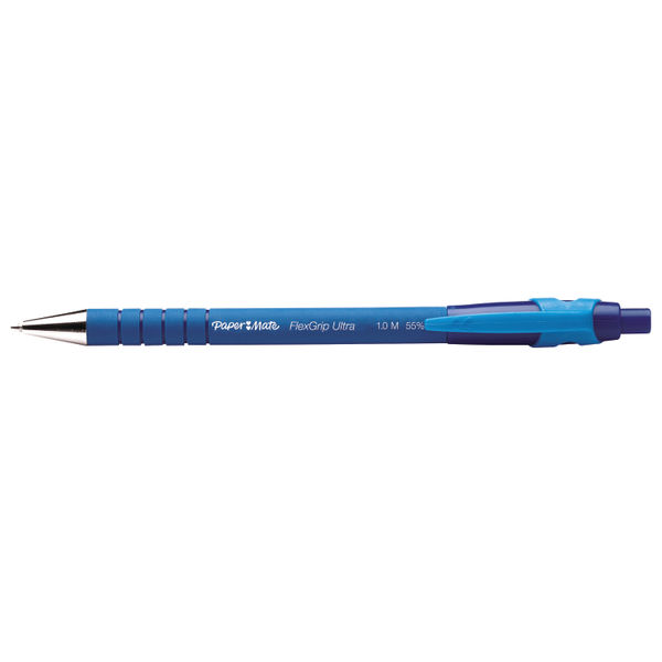 PaperMate Flexgrip Ultra Retract Ball Pen Blue (Pack of 12) S0190433