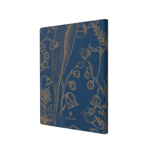 Collins Tara A5 Diary Day Per Page with Appointments 2025 Navy Blue TA151.59-25