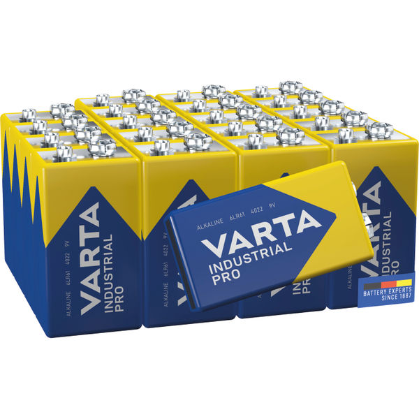 Varta Industrial Pro 9V (Pack of 20) 40222111112PK