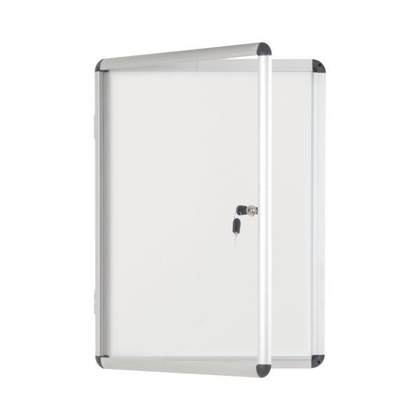 Bi-Office Enclore Magnetic Display Case Acrylic Door Aluminium Frame 4xA4 VT610109150