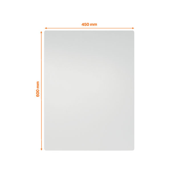 Nobo Frameless Magnetic Modular Whiteboard 600x450mm 1915656