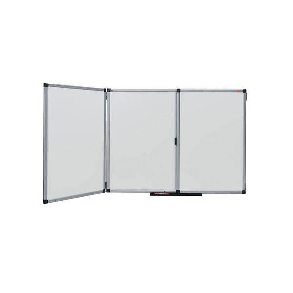 Nobo Steel Folding Whiteboard White 1200x25x900mm