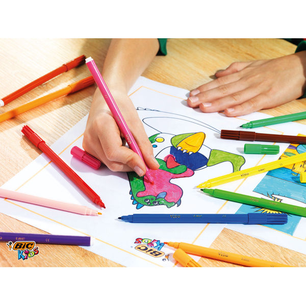 BiC Visa Felt Pens Fine Tip Class Pack of 144
