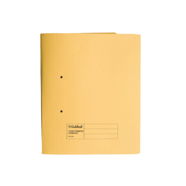 Spring Pocket File 349-Yellow Pack 25 OEM: 349-YLW