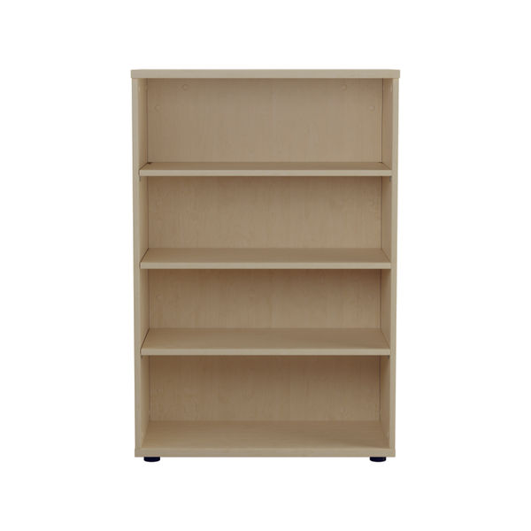 Jemini Wooden Bookcase 800x450x1200mm Maple KF810353