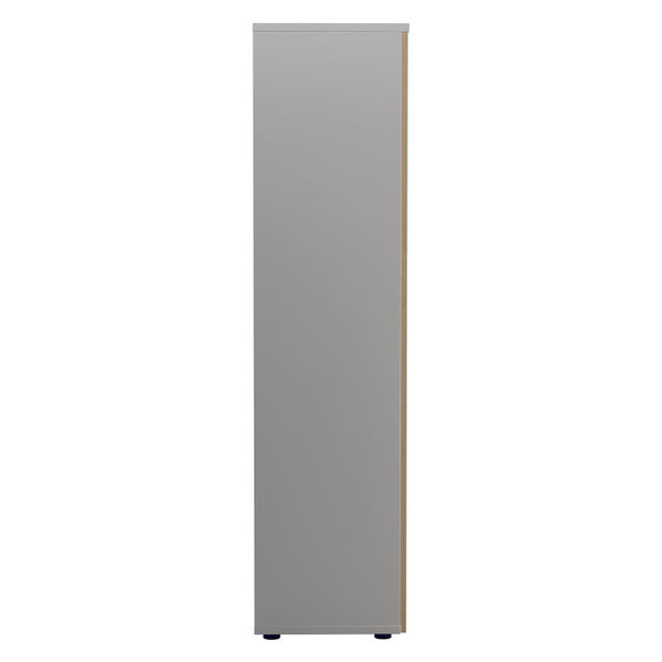 Jemini Wooden Cupboard 800x450x1800mm White/Maple KF810735