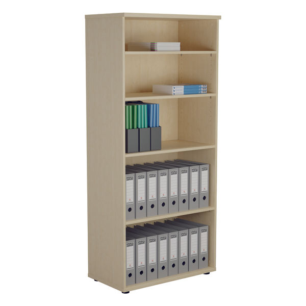 Jemini Wooden Bookcase 800x450x1800mm Maple KF811008