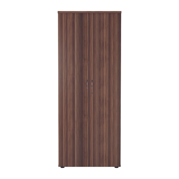 Jemini Wooden Cupboard 800x450x2000mm Dark Walnut KF811053