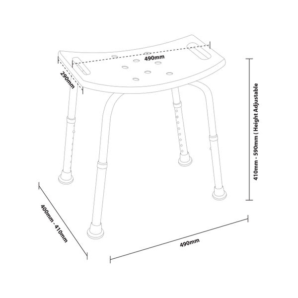 Aidapt Shower Stool VB540B