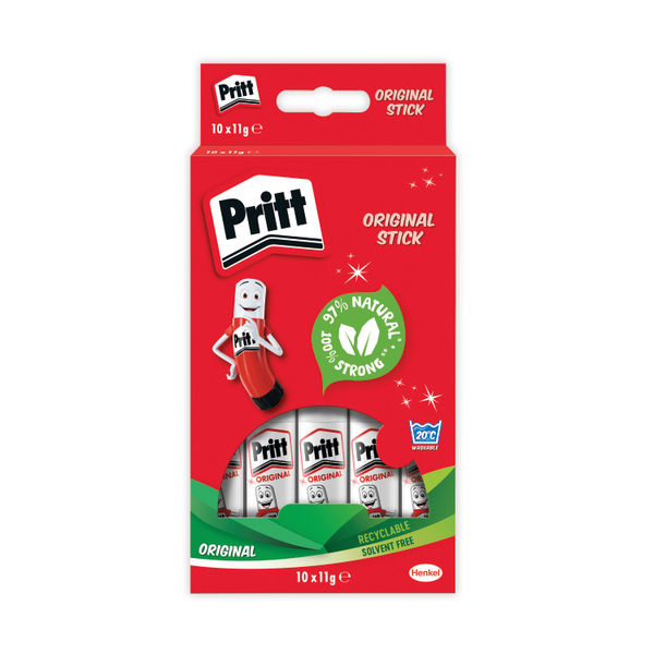 Pritt Original Glue Stick Sustainable Long Lasting Strong Adhesive