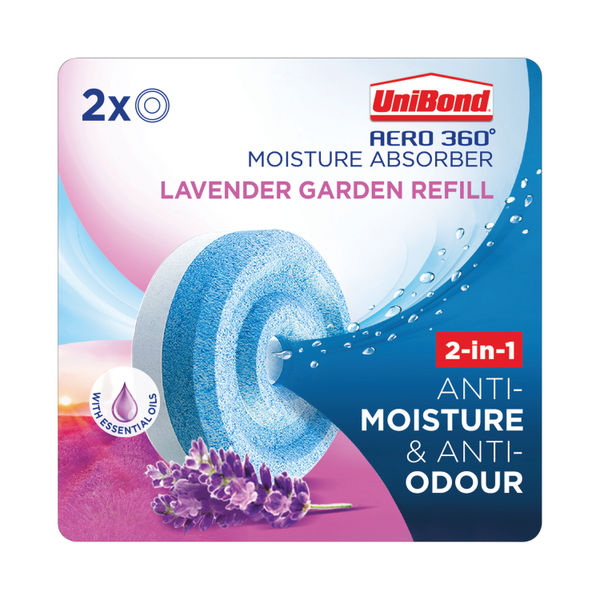 Unibond Aero 360 Lavender Garden Refills (Pack of 2) 2631291