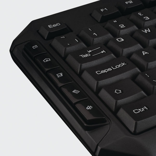 Q-Connect Wireless Keyboard/Mouse Black KF15397