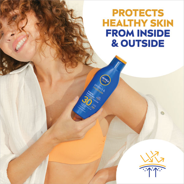 Nivea Sun Protect and Moisture Sun Cream Lotion SPF 30 200ml 707929