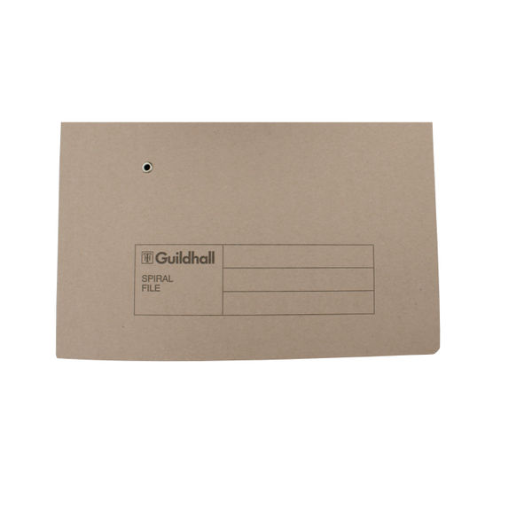 Exacompta Guildhall Transfer File 285gsm Foolscap Buff (Pack of 25) 346-BUFZ