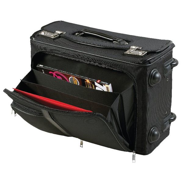 Monolith Nylon Wheeled Pilot Case Black 2383