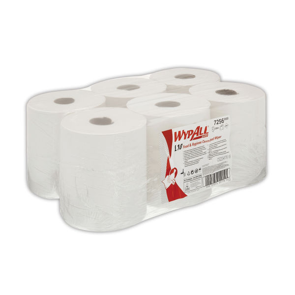 Wypall L10 Food and Hygiene Centrefeed White (6 Pack) 7256