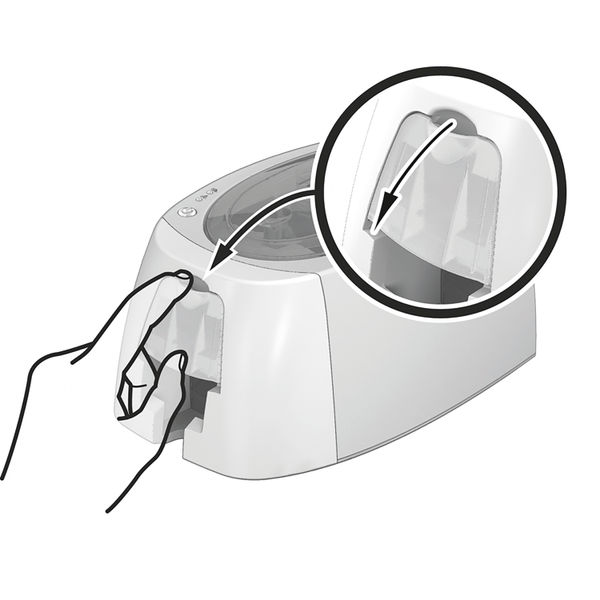 Durable DURACARD ID 300 ID Name Badge Card Printer with Ribbon and 100 Cards 891065