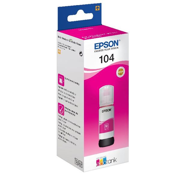 Epson 104 Magenta Ink Bottle - C13T00P340