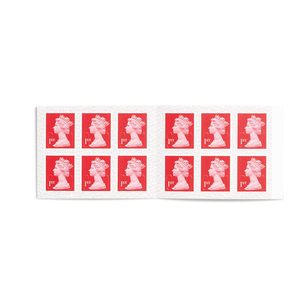 1st Class Stamps x 12 Pack (Postage Stamp Booklet) SB12F REDSINGLE