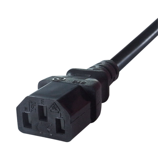 Connekt Gear IEC C13 UK Mains Power Plug 1.8m 27-0110B